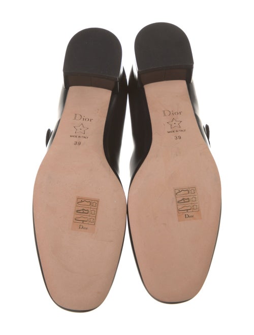 Christian Dior Leather Mary Jane Flats