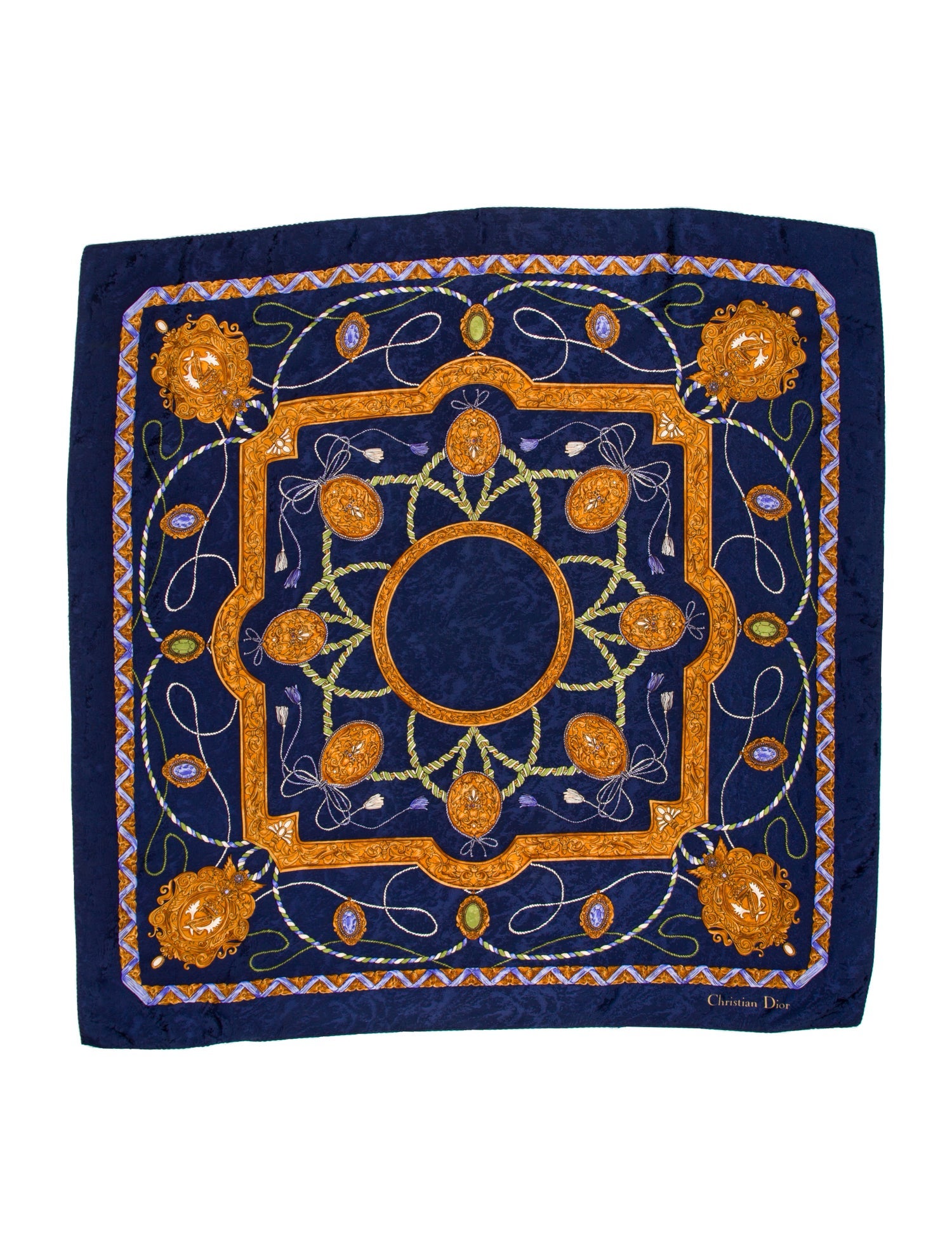 Christian Dior Silk Printed Scarf