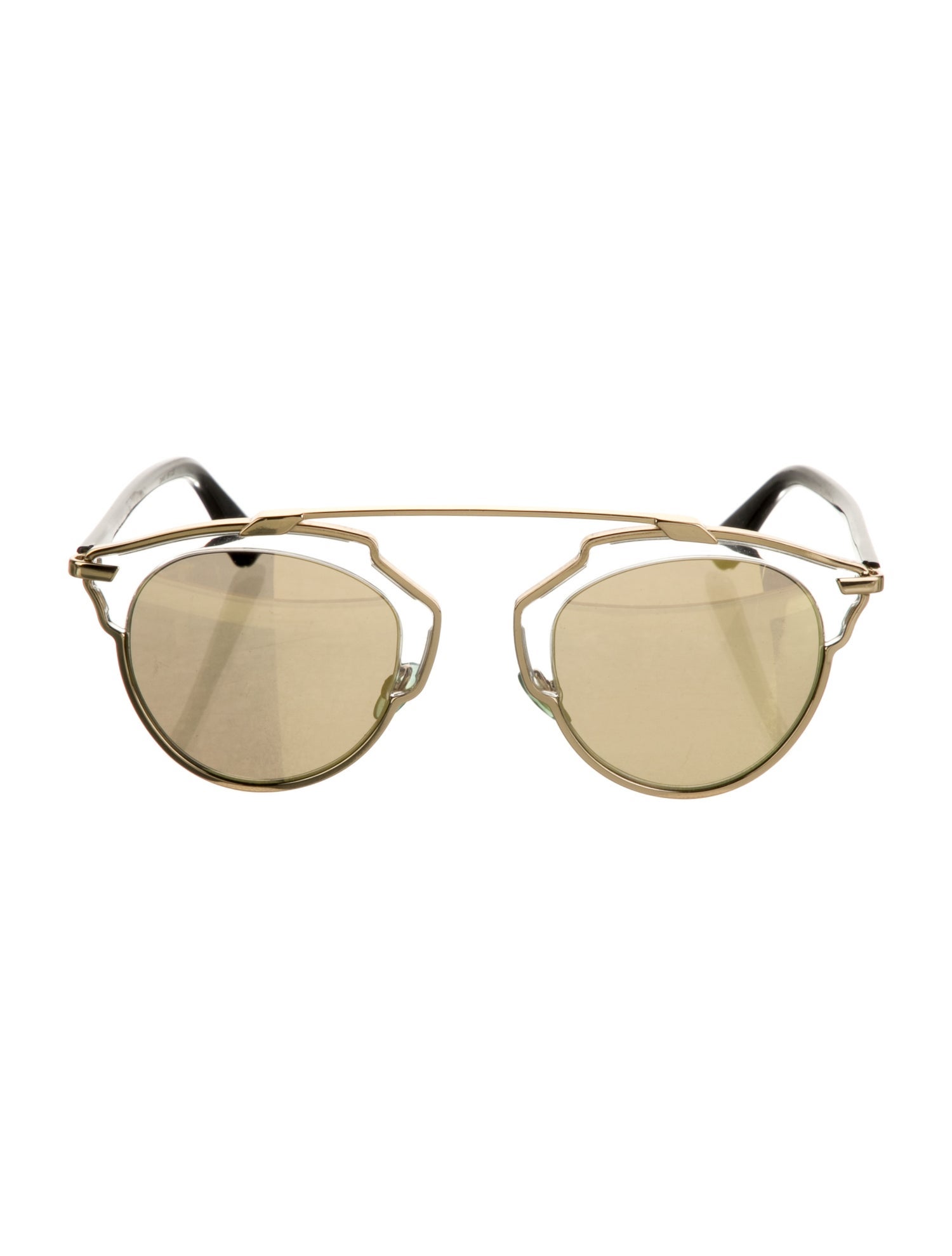 Christian Dior So Real Aviator Sunglasses