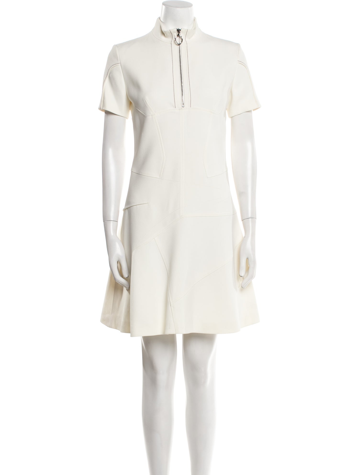 Christian Dior Mock Neck Mini Dress