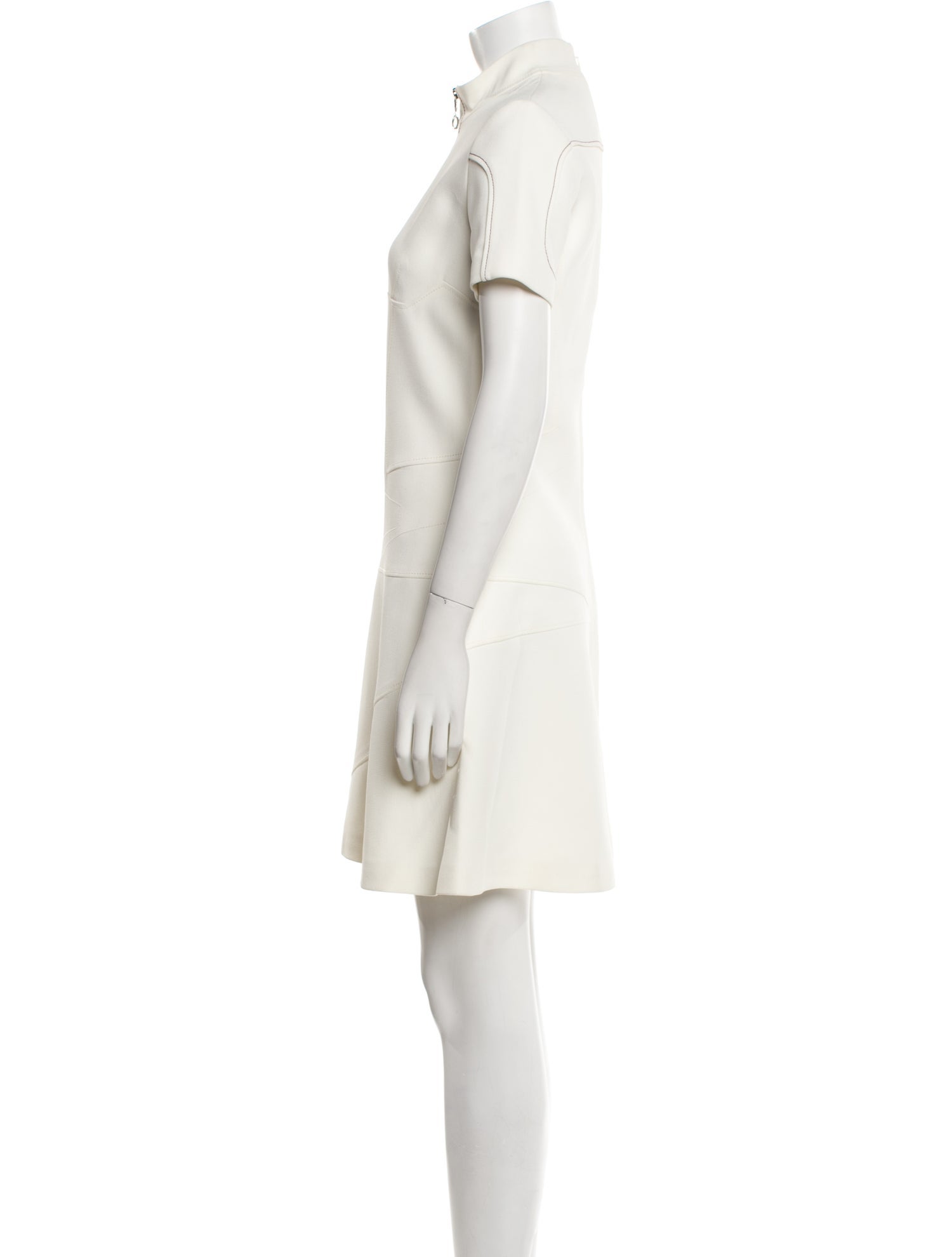 Christian Dior Mock Neck Mini Dress