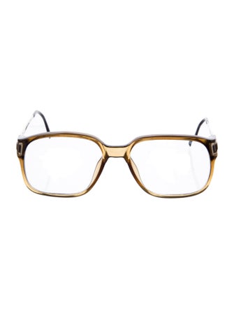 Christian Dior Black Tie 223 Square Eyeglasses