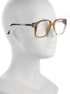 Christian Dior Black Tie 223 Square Eyeglasses
