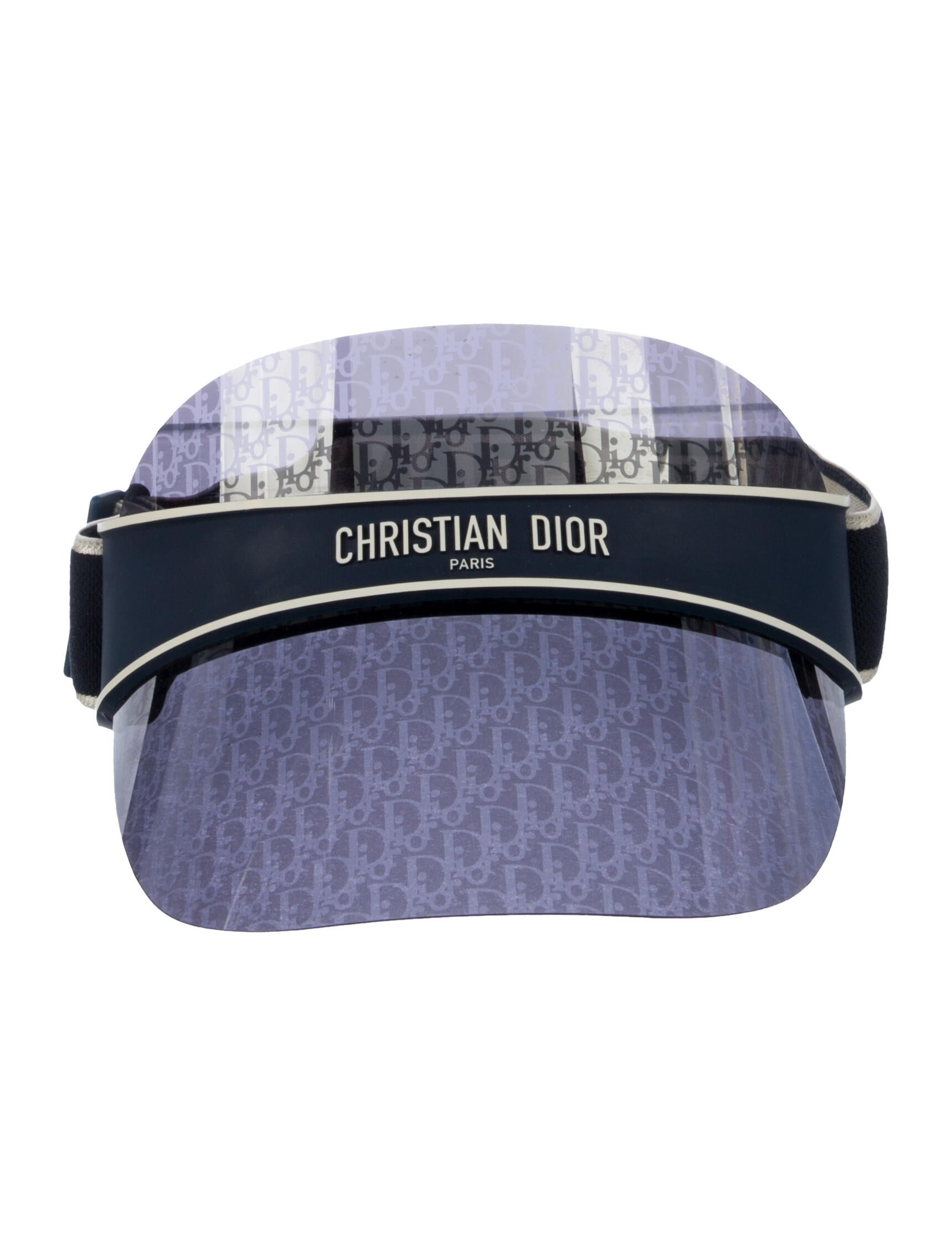 Christian Dior Plastic Sun Visor