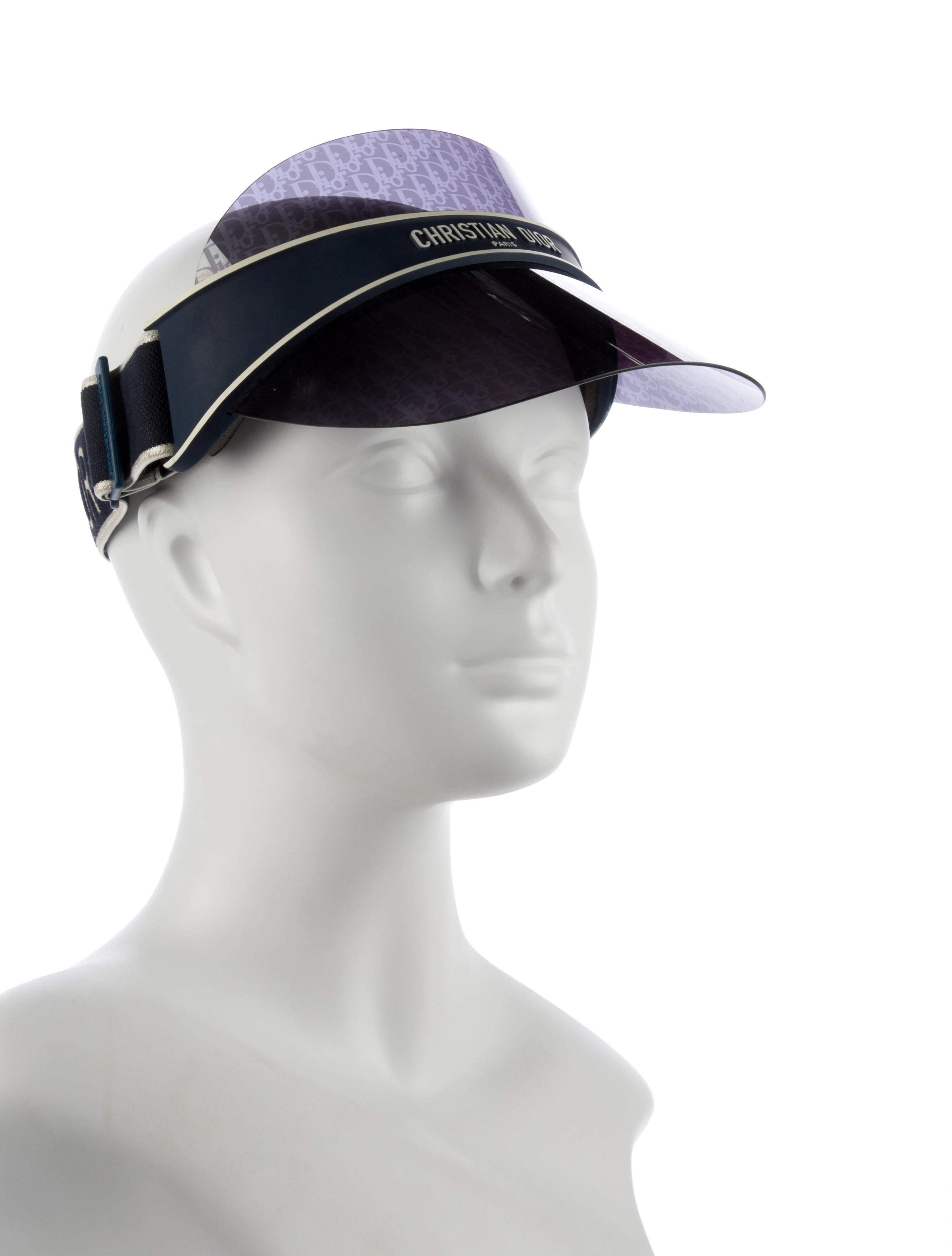 Christian Dior Plastic Sun Visor