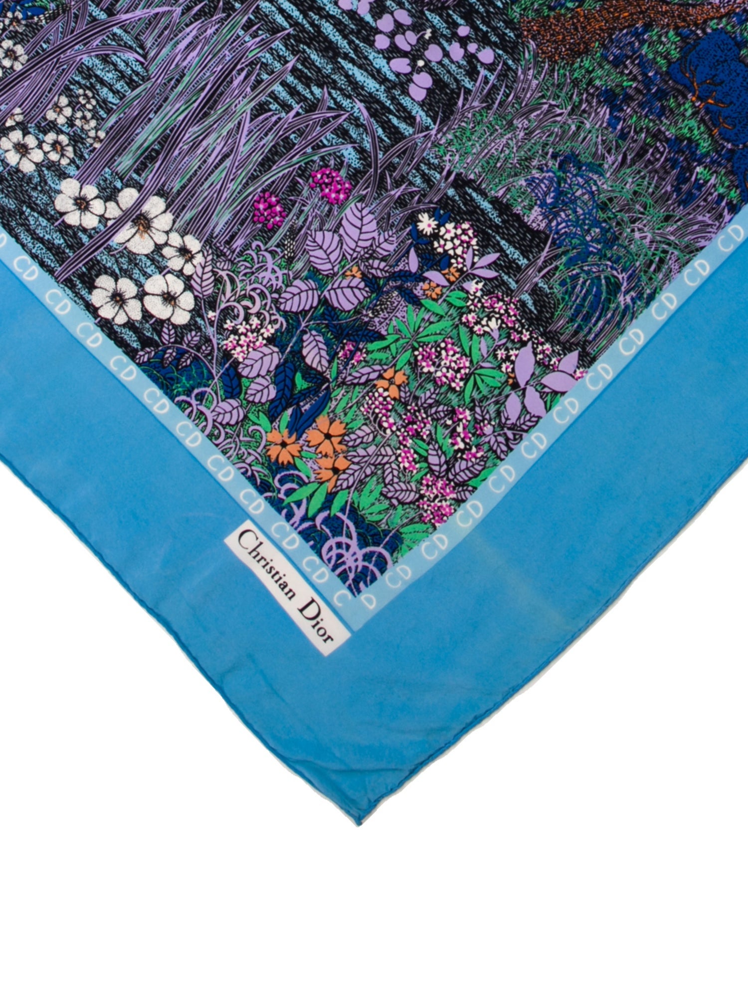 Christian Dior Silk Printed Scarf