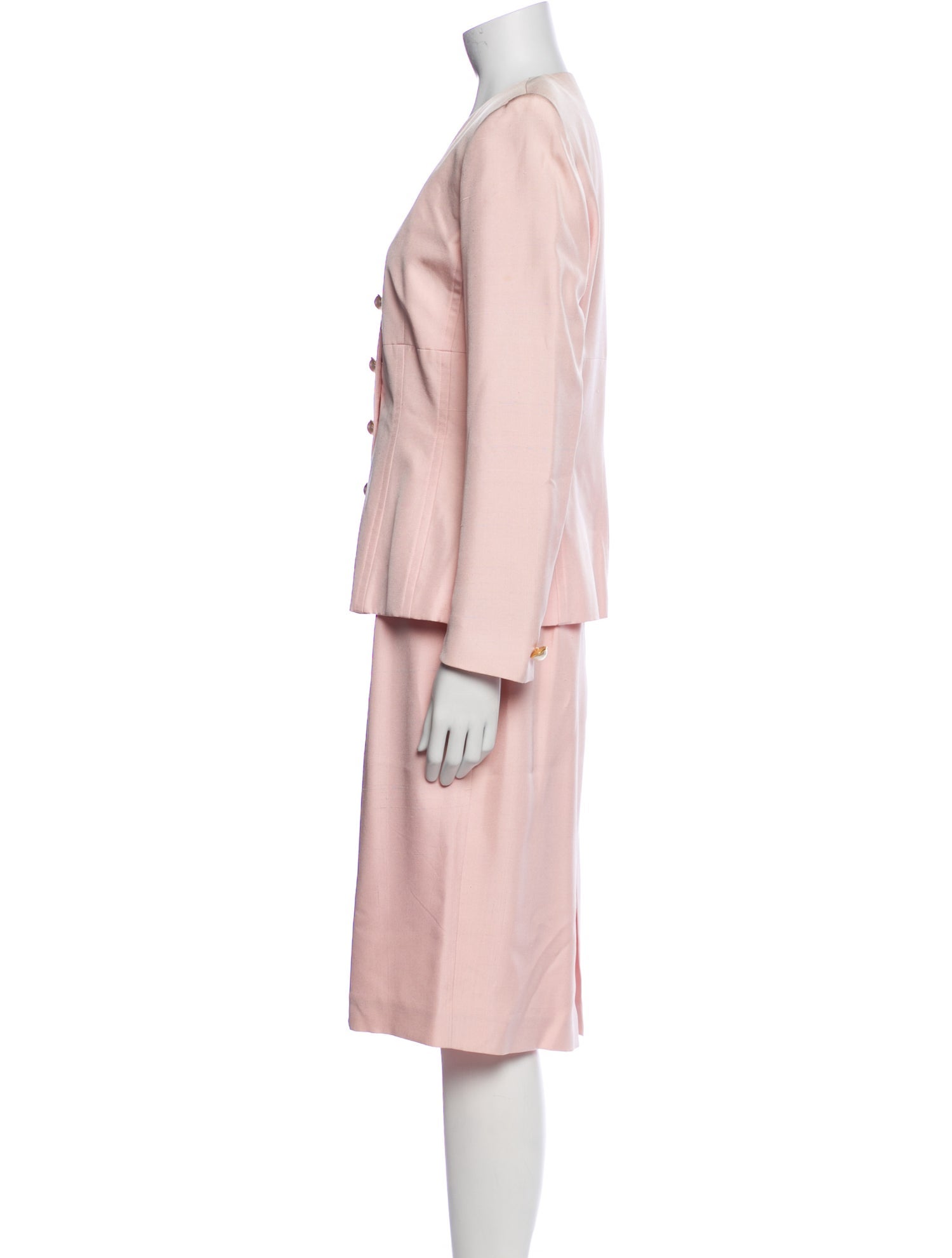 Christian Dior Silk Skirt Suit