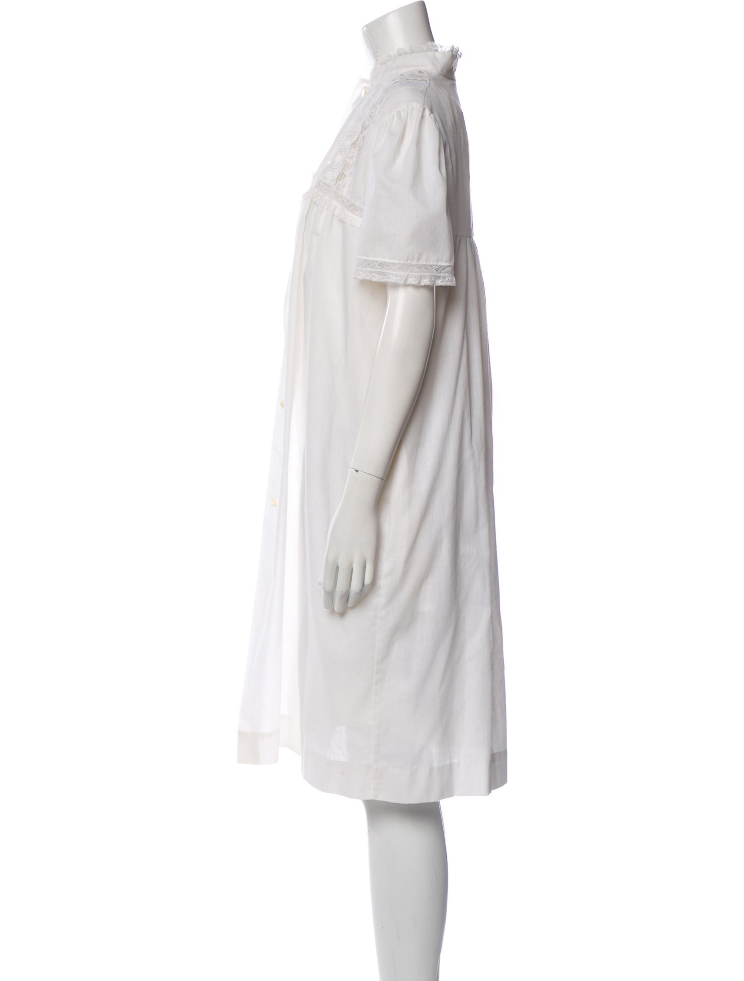 Christian Dior Vintage Embroidered Accent Nightgown