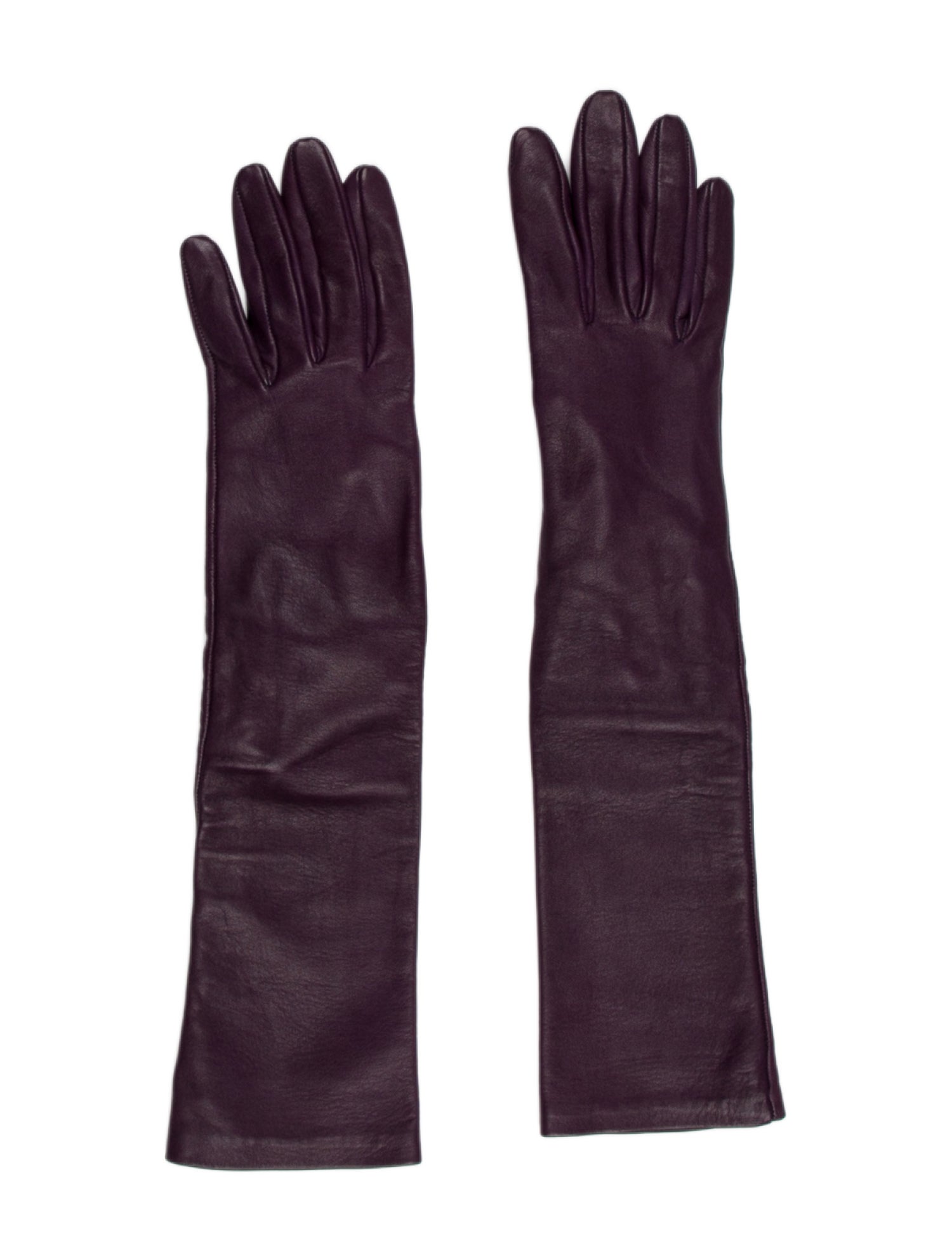 Christian Dior Solid Leather Gloves