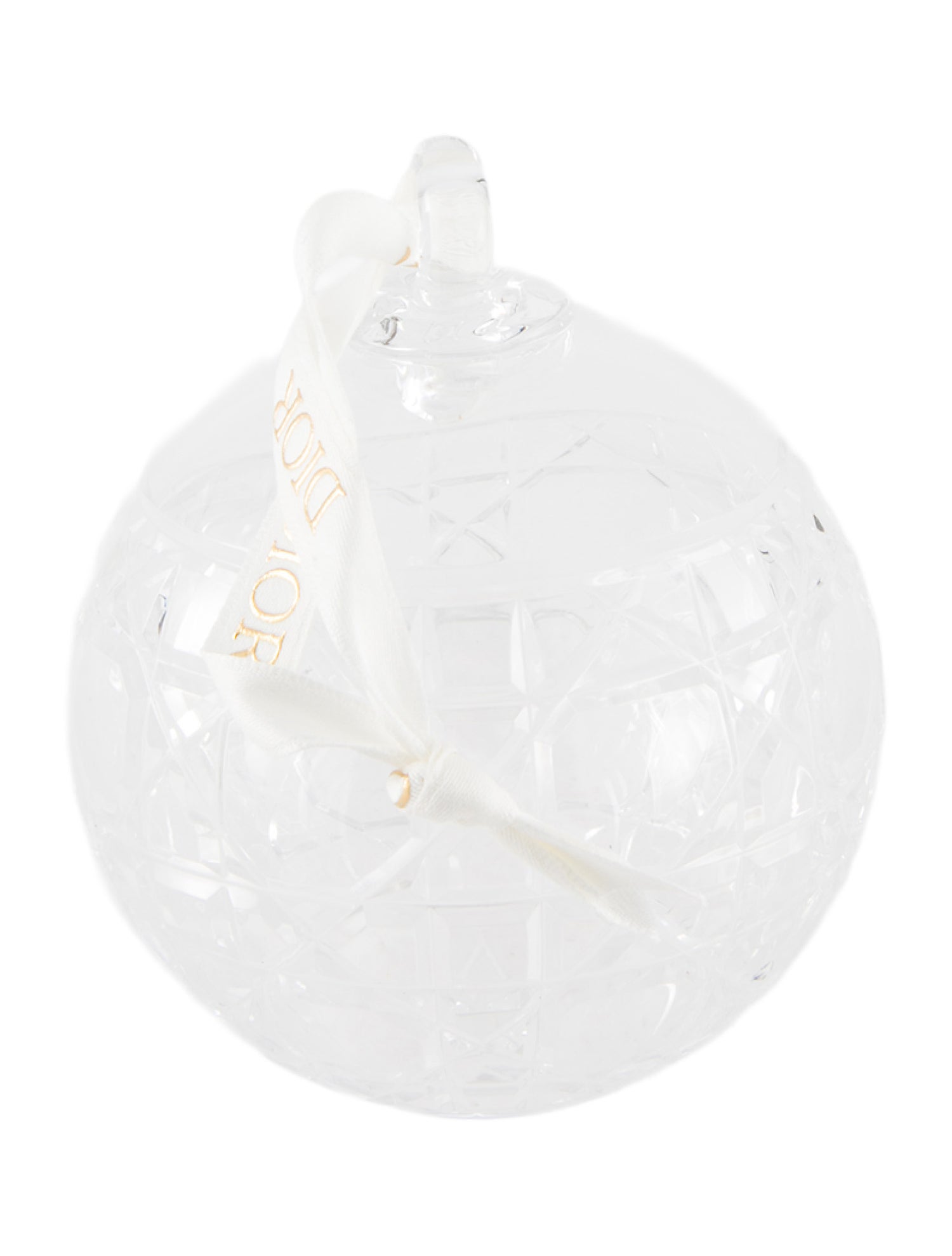 Christian Dior Set Of 3 Holiday Ornaments