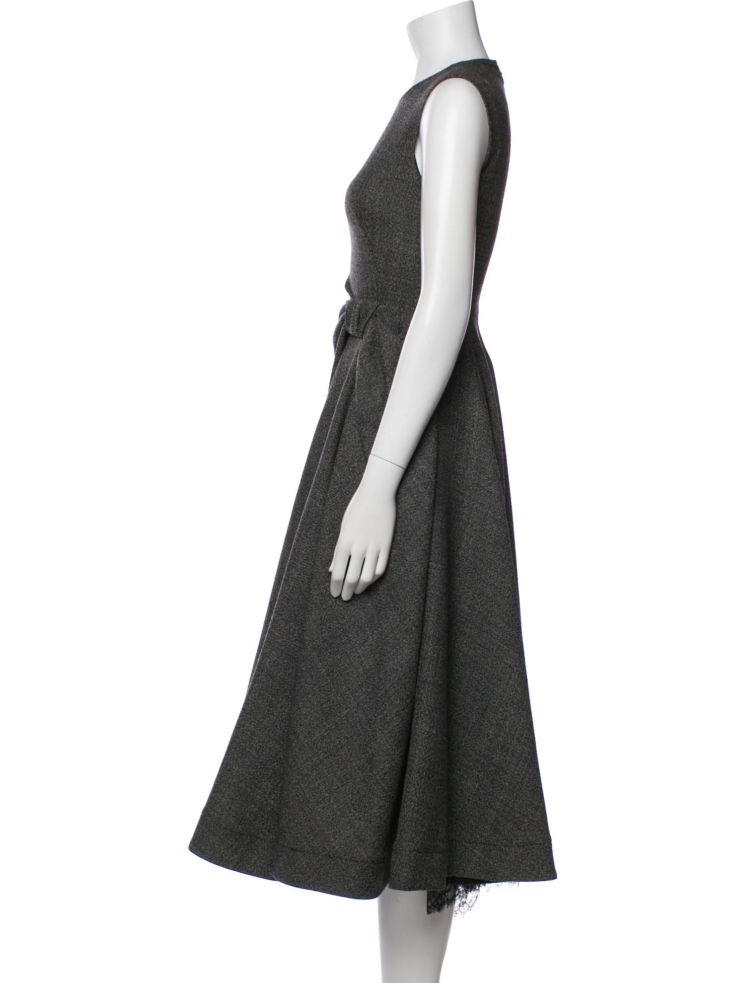 Christian Dior Virgin Wool Midi Length Dress