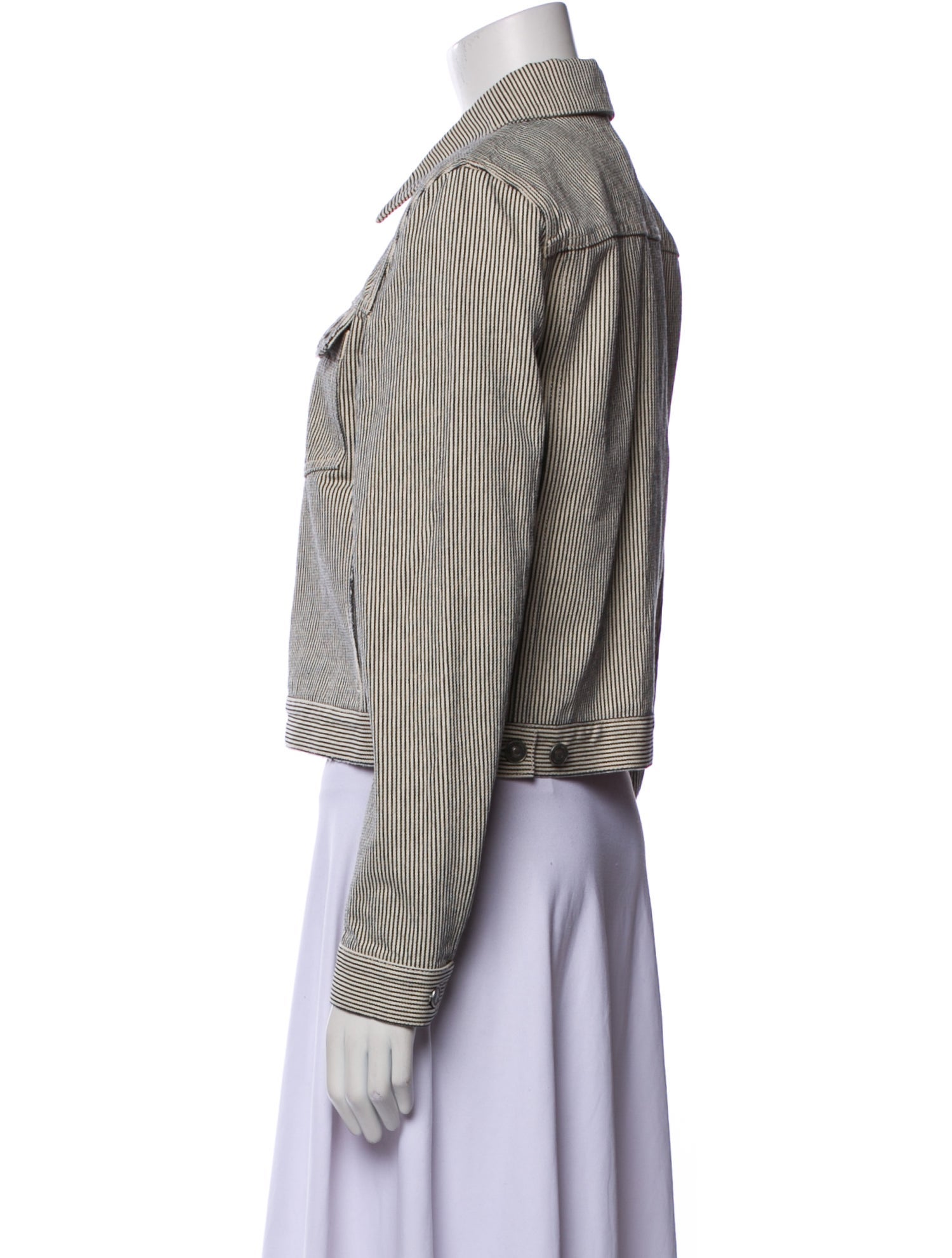 Christian Dior 2024 Striped Denim Jacket w/ Tags