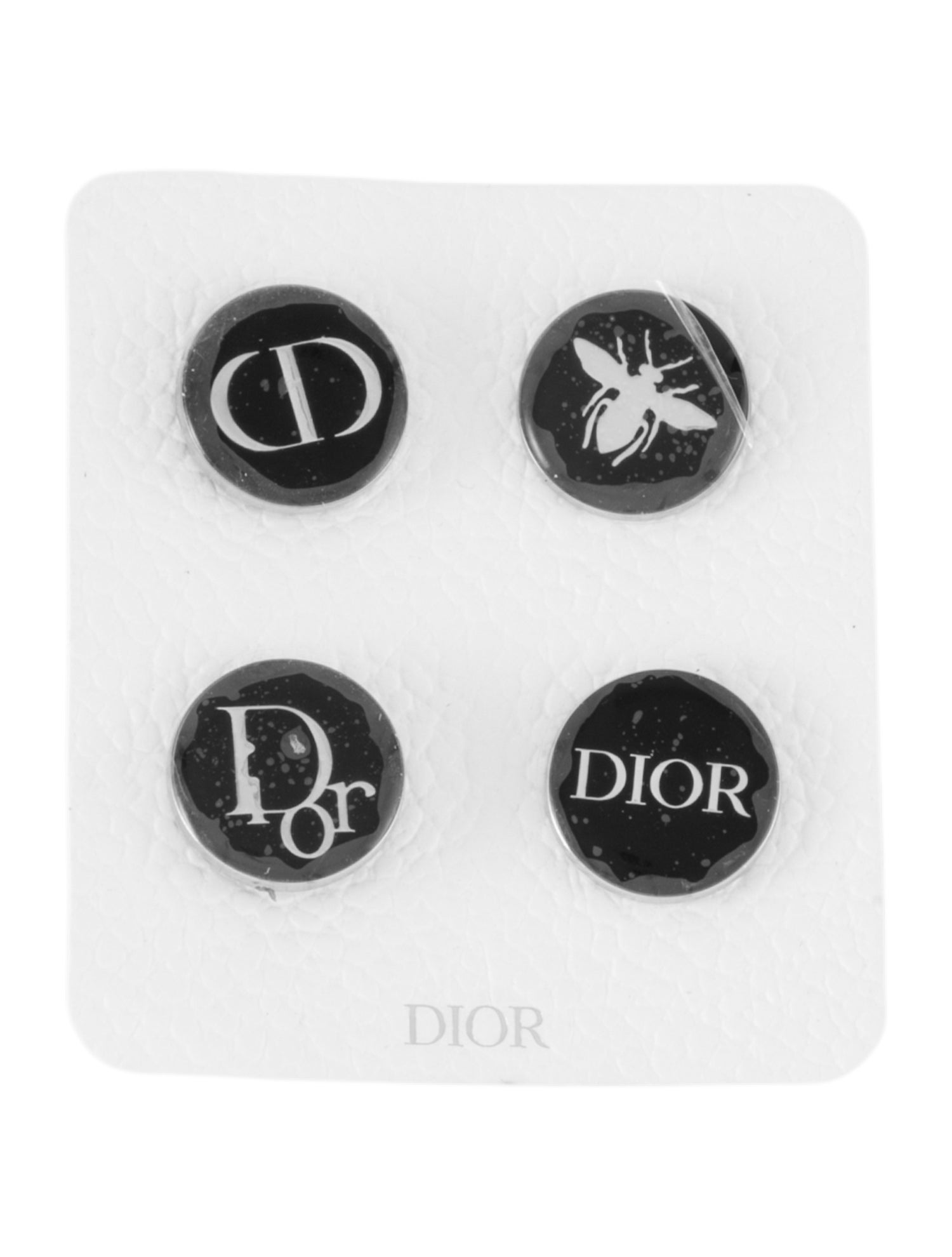 Christian Dior Silver Pins