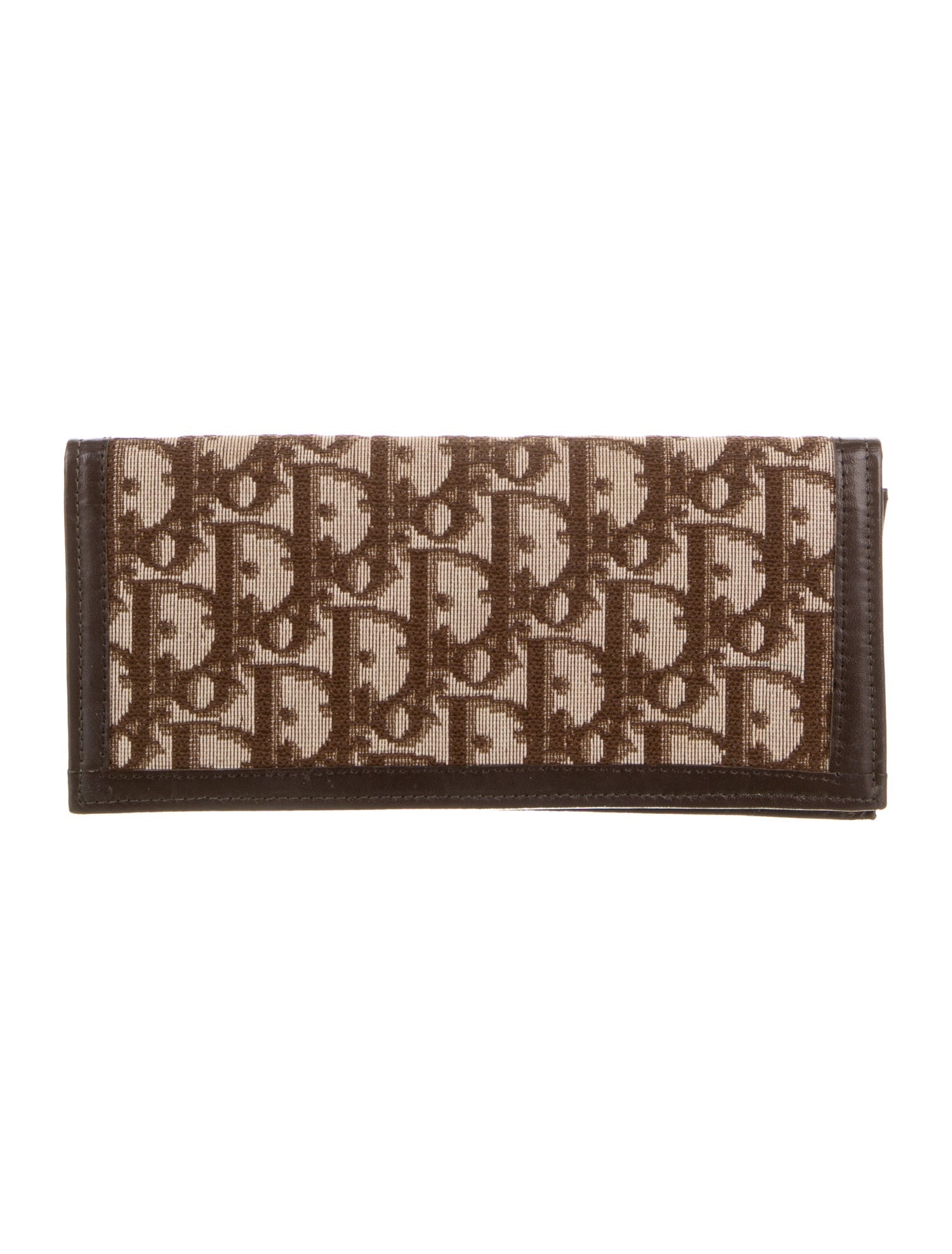 Christian Dior Vintage Diorissimo Pattern Continental Wallet