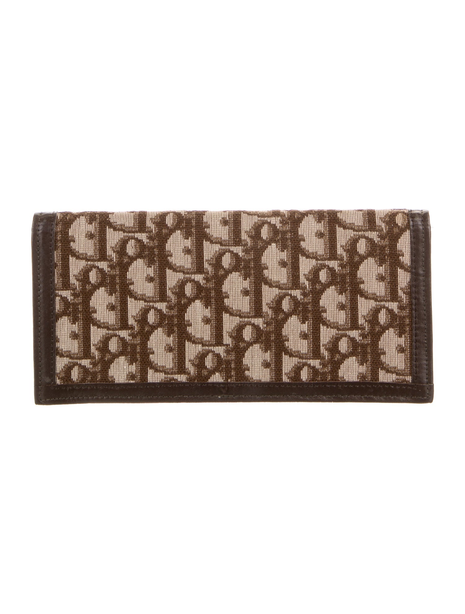 Christian Dior Vintage Diorissimo Pattern Continental Wallet