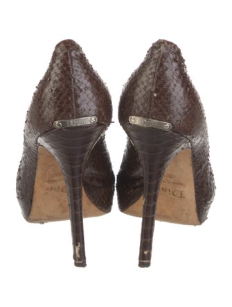 Christian Dior Snakeskin Pumps