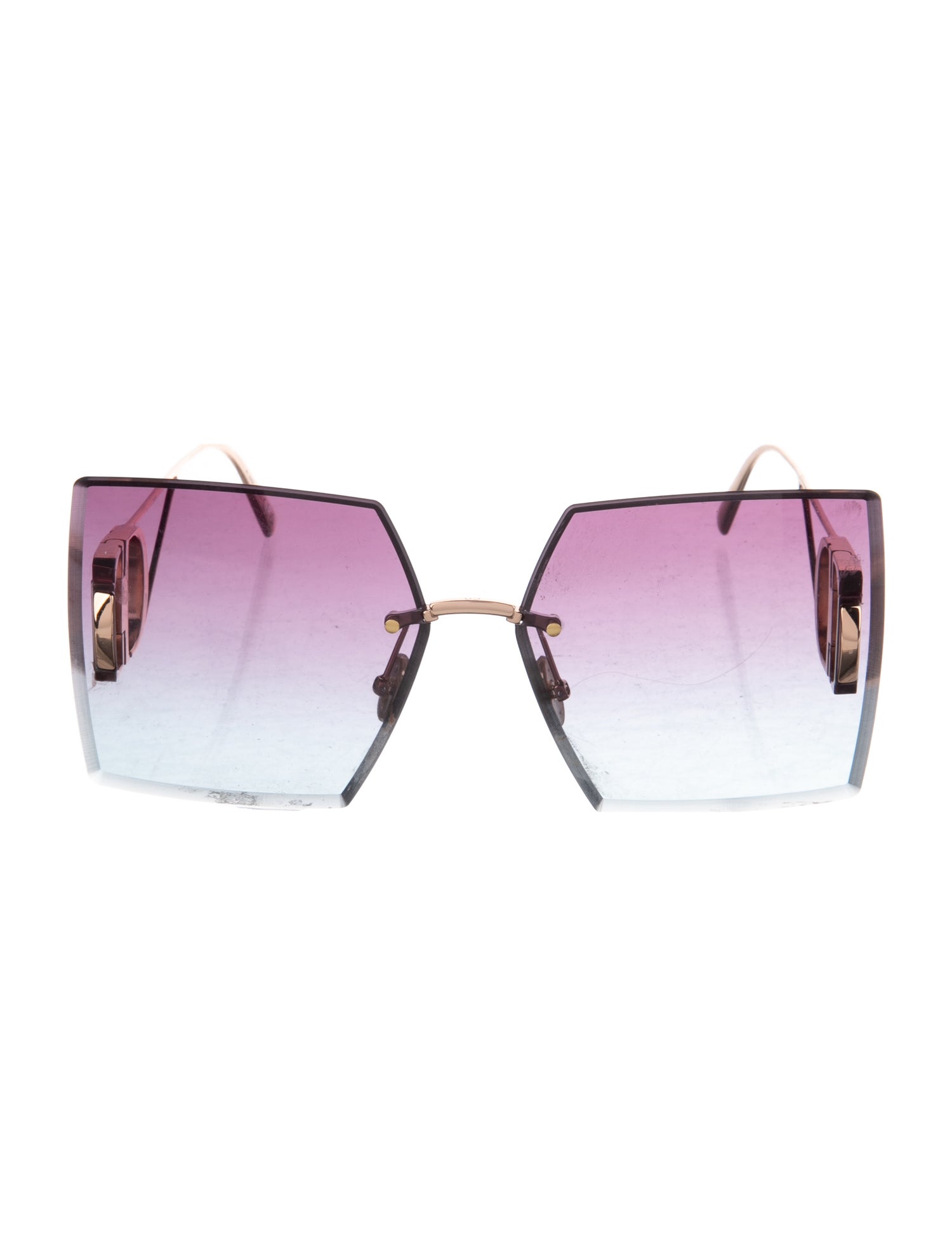 Christian Dior Oversize Gradient Sunglasses