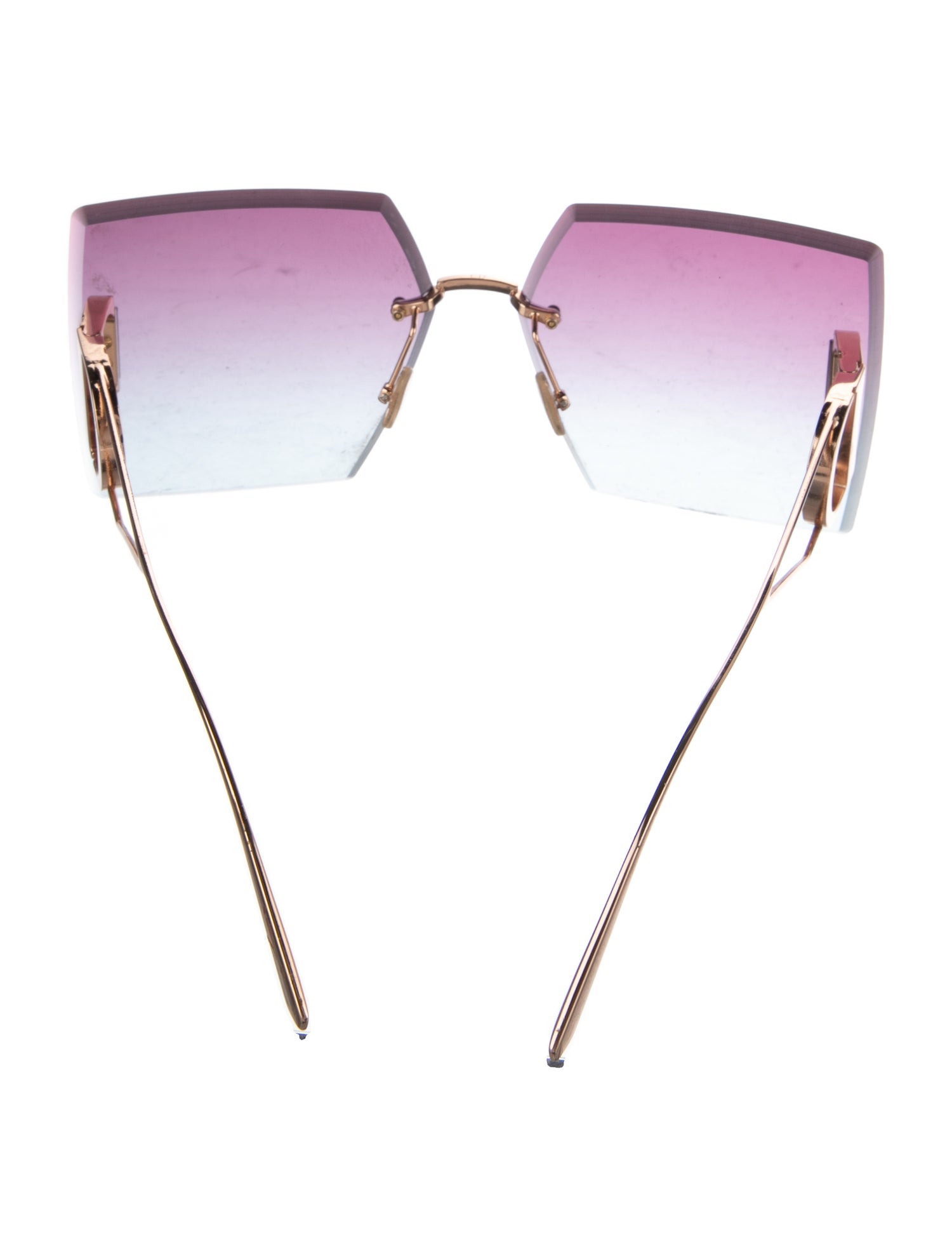 Christian Dior Oversize Gradient Sunglasses