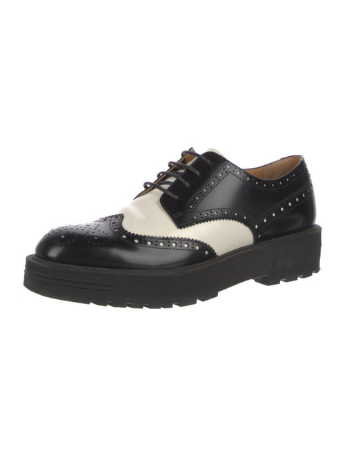 Christian Dior Bee Accent Leather Oxfords