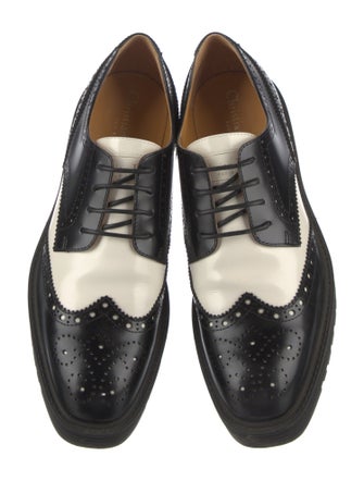 Christian Dior Bee Accent Leather Oxfords