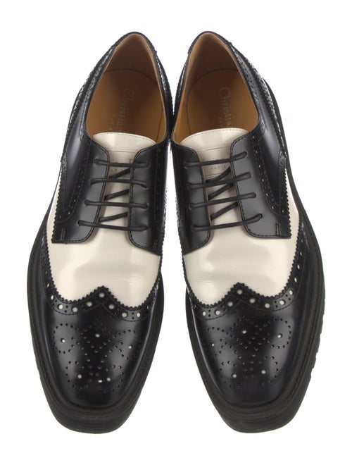 Christian Dior Bee Accent Leather Oxfords
