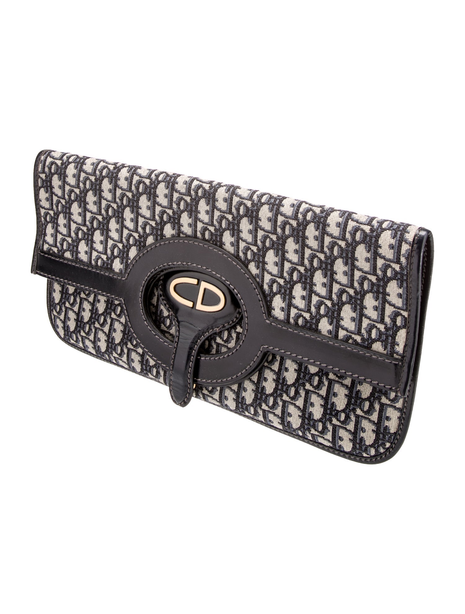 Christian Dior Oblique Jacquard Clutch
