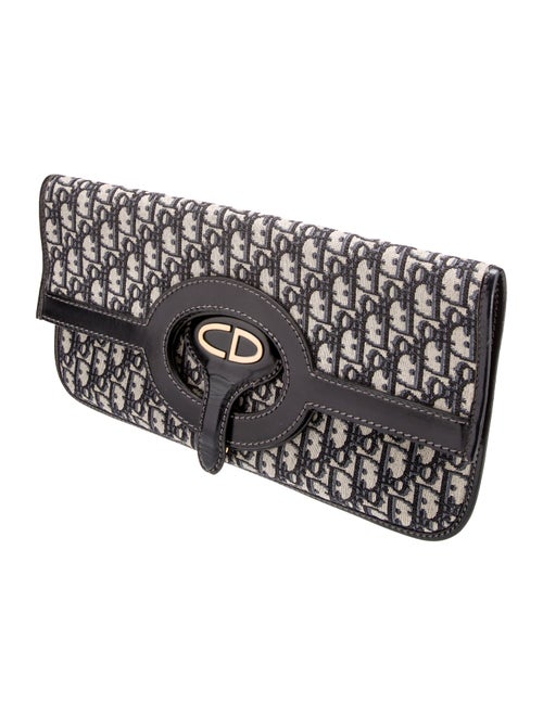 Christian Dior Oblique Jacquard Clutch