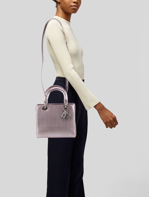 Christian Dior Leather Lady Dior Medium