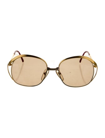 Christian Dior Oversize Mirrored Sunglasses