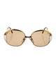 Christian Dior Oversize Mirrored Sunglasses