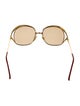 Christian Dior Oversize Mirrored Sunglasses