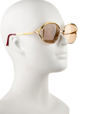 Christian Dior Oversize Mirrored Sunglasses