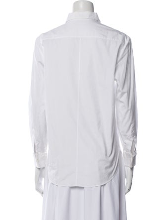 Christian Dior Long Sleeve Button-Up Top