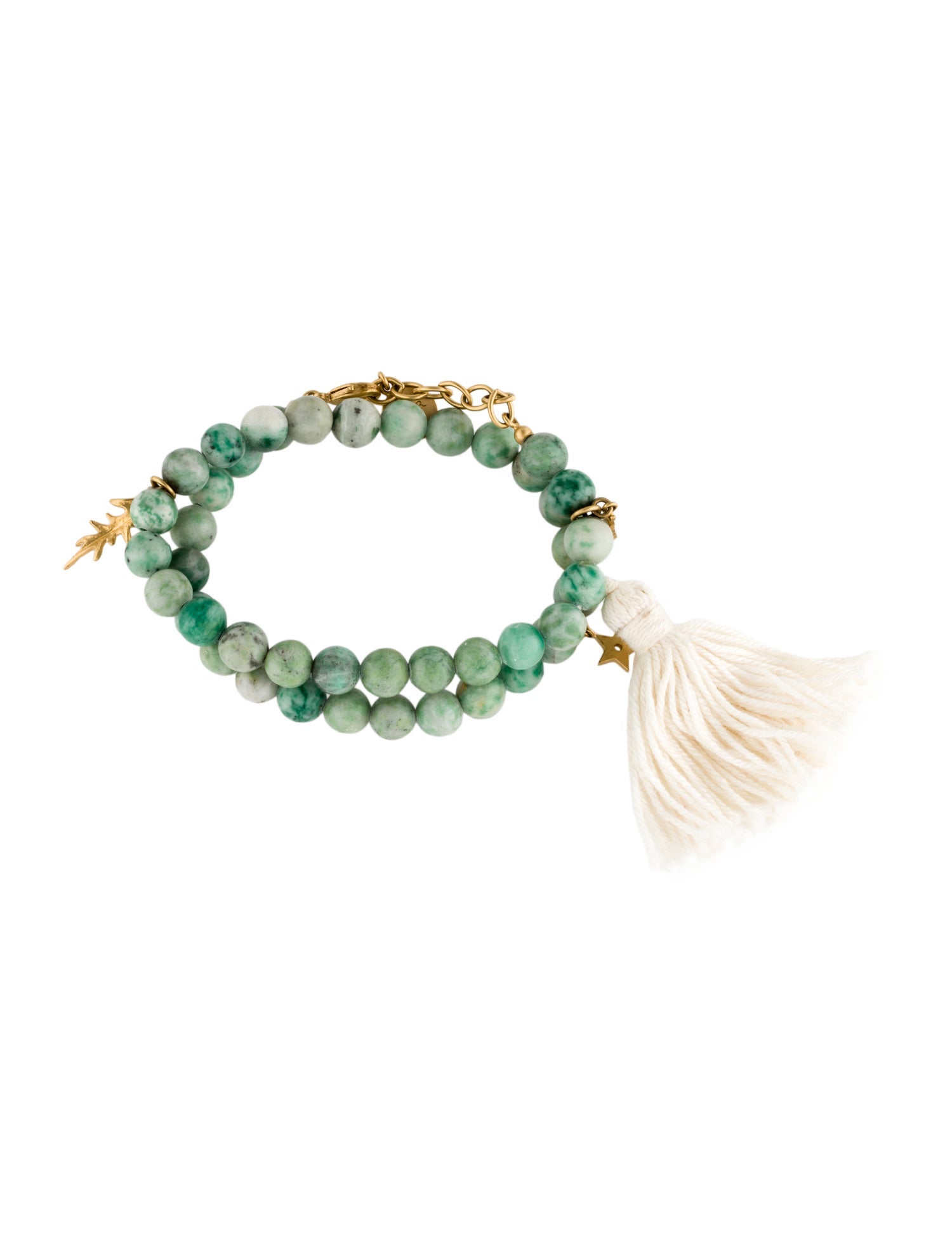 Christian Dior Beaded Jardin Double Wrap Bracelet