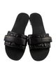 Christian Dior Cannage Pattern Leather Slides