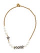 Christian Dior Faux Pearl & Crystal J'Adior Choker Necklace