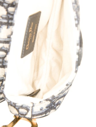 Christian Dior Oblique Jacquard Saddle Mini