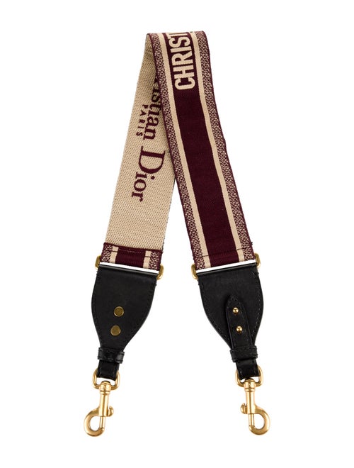 Christian Dior Logo Canvas Bag Strap