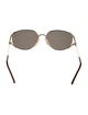 Christian Dior Round Tinted Sunglasses