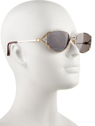 Christian Dior Round Tinted Sunglasses