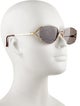 Christian Dior Round Tinted Sunglasses