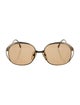 Christian Dior Round Tinted Sunglasses