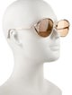 Christian Dior Round Tinted Sunglasses