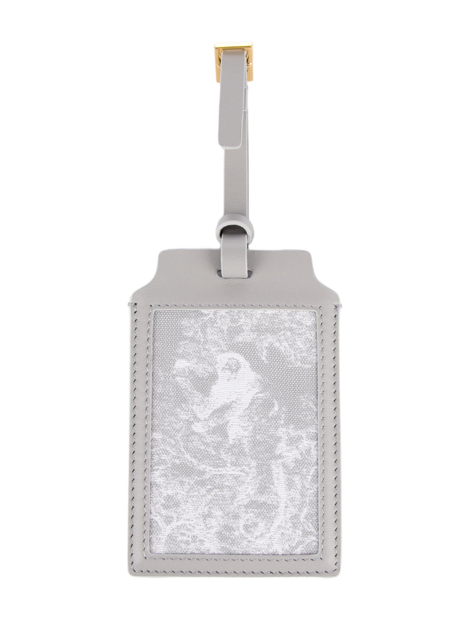 Christian Dior Canvas Leather Luggage Tag
