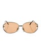 Christian Dior Round Tinted Sunglasses