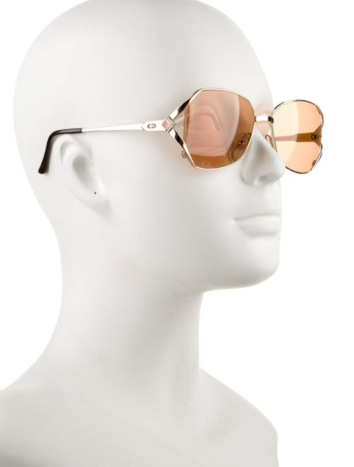 Christian Dior Round Tinted Sunglasses