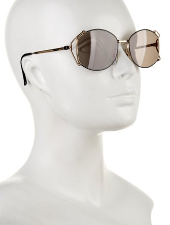 Christian Dior Aviator Tinted Sunglasses