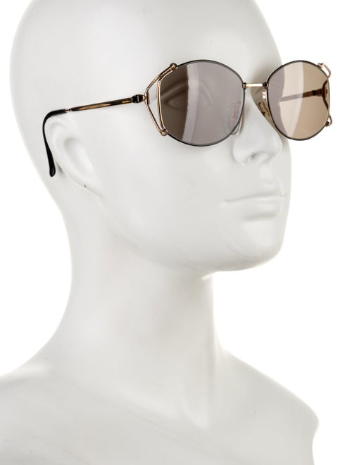 Christian Dior Aviator Tinted Sunglasses