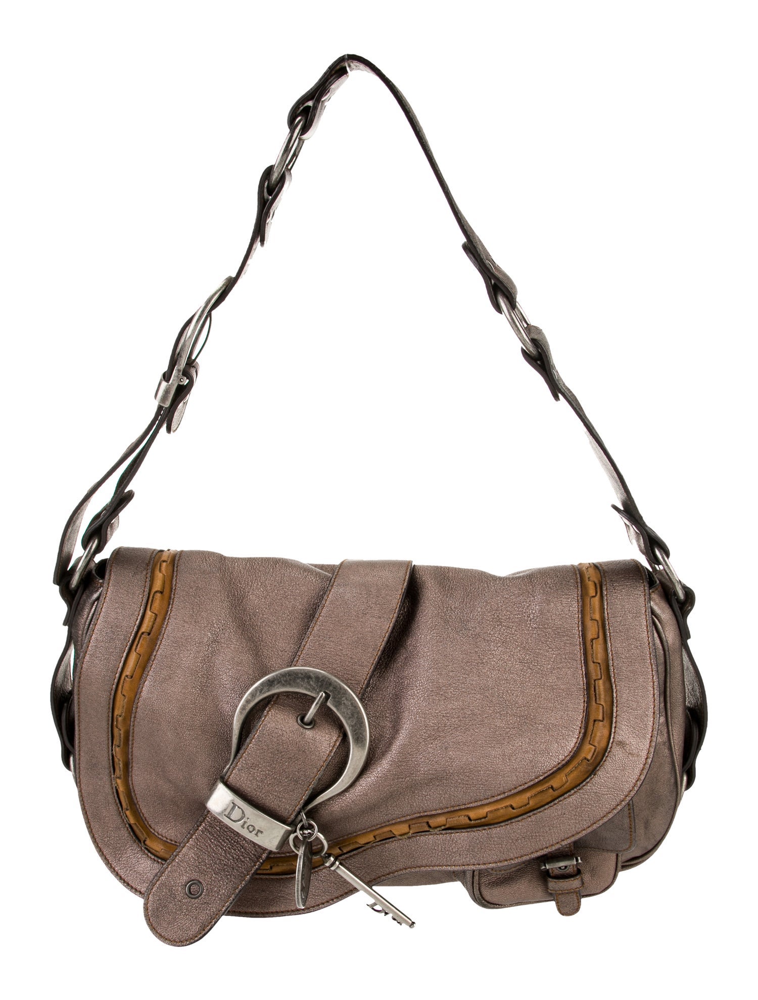 Christian Dior Leather Gaucho Saddle Vintage