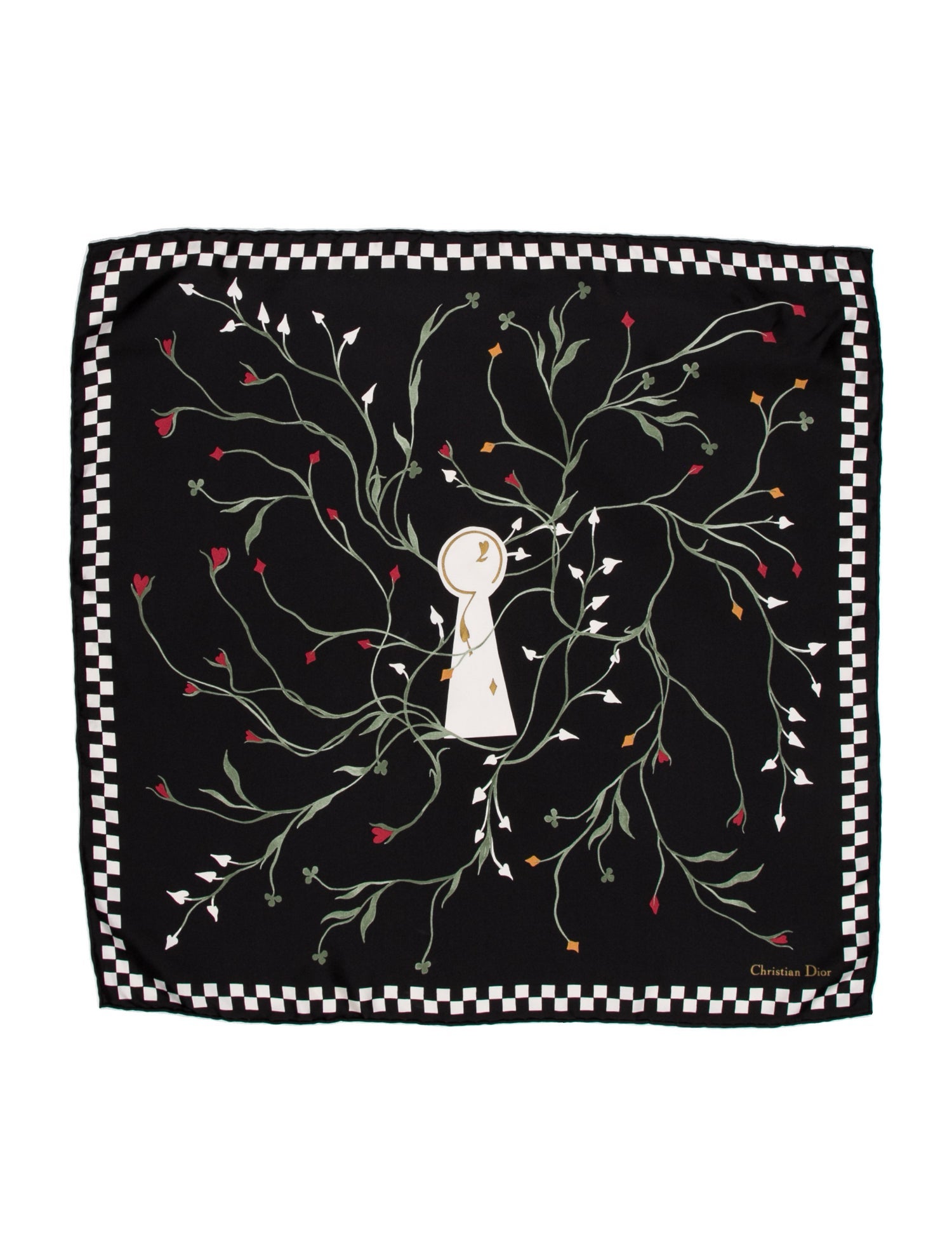 Christian Dior Silk Printed Scarf